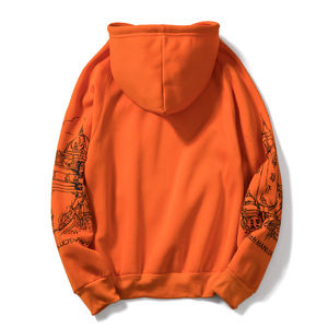 Sweat à capuche surdimensionné en molleton de coton lourd pour hommes 6XL Street Wear Pull à manches longues Sweat-shirt imprimé personnalisé Hiver - Product Image 2