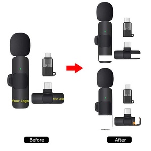 ไมโครโฟนลาวาเลียร์ไร้สายคุณภาพสูงสำหรับสมาร์ทโฟนและระบบลดเสียงรบกวนจากกล้องมีจำหน่ายในราคาไม่แพงในสหรัฐอเมริกา - Product Image 2