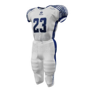 Uniforme de football américain sur mesure, tissu polyester de haute qualité avec technologie avancée de contrôle de l'humidité - Product Image 2