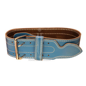 Ceinture d'haltérophilie pour hommes bonne boucle ardillon ceinture d'haltérophilie ceinture personnalisée Durable haut Grain vache peau cuir - Product Image 1