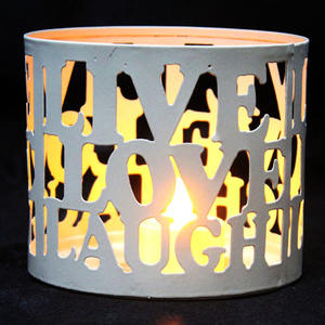 Anniversary Wedding Metal <b>Iron</b> Votive Candle Holder Cutout Home Decorations for Lighting Birthdays Metal Candle Holders Candle - Product Image 5