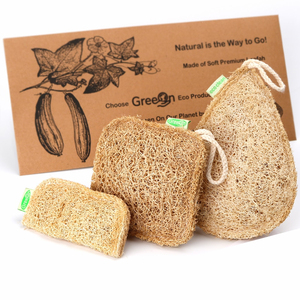 100% brosse éponge luffa en matériau naturel pour le corps et la cuisine faite à la main au Vietnam - Product Image 4