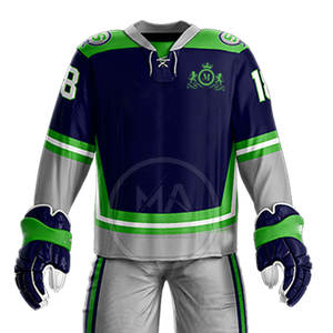 ¡Personalizable cómodo de secado rápido transpirable 100% poliéster alta calidad uniforme de hockey sobre hielo conjuntos de adultos a la venta! - Product Image 5