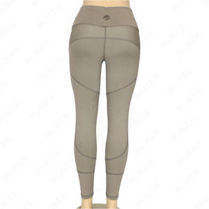 กางเกงโยคะเอวสูงสำหรับผู้หญิงเลกกิ้งเอวยางยืดกางเกงเล่นฟิตเนสเล่นกีฬาทำจากโพลีเอสเตอร์เนื้อนุ่มออกแบบได้ตามต้องการ - Product Image 3