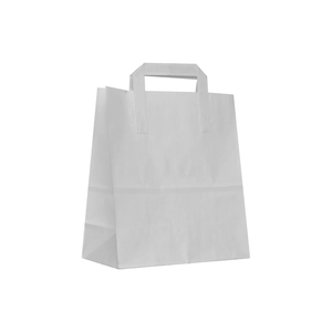Bolsa de compras de papel marrón hecha a mano de primera calidad con asa de corte en D, logotipo personalizado impreso ecológico para promociones - Product Image 6