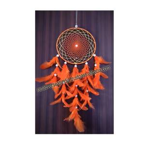 Tenture murale en gros Décoration style indien Attrape-rêves avec plume pour balcon Salon - Product Image 3