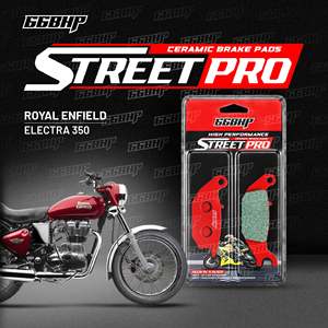 Pastiglie Freno Semi-Ceramiche per <span class=keywords><strong>Royal</strong></span> <span class=keywords><strong>Enfield</strong></span> Electra 350 Street Pro - Nuove - Product Image 1