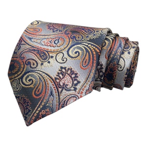 Corbatas de Seda Jacquard Casuales con Bordado Paisley Ecológicas - Product Image 2