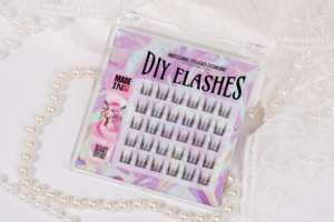 Pestañas Postizas en Racimo con Curvatura C, Hechas a Mano con Cabello Sintético Pre-encolado, 14 mm, 0.07 mm, Ultra Suaves, NBT-QC-01 (BC) - Product Image 4