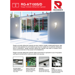 Operador de Puerta Corredera Doméstica sin Complicaciones, 120 kg Máx., Proveedor Malasio de Confianza, Movimiento Suave, Duradero y Fiable, Exportador de Malasia - Product Image 2