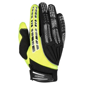 Nouveaux gants de moto en fibre de carbone pour homme, courts, imprimés blanc et noir, en cuir et maille, pour l'hiver, personnalisables avec le nom de l'équipe - Product Image 2