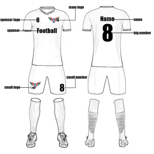 Directo de fábrica 2026 Camiseta de fútbol 100% Poliéster Estilo superior Club Ropa de fútbol Equipo Uniforme Kit Servicio OEM Precio barato al por mayor - Product Image 6