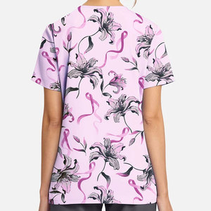 ชุดสครับคอวี หลายกระเป๋า แห้งเร็ว ระบายอากาศได้ดี ผ้าแคนวาส เสื้อท่อนบน กางเกงจ็อกเกอร์  รับสกรีนโลโก้ สำหรับแพทย์ โรงพยาบาล - Product Image 4