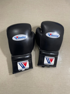 ถุงมือชกมวยซ้อมมวยหนังแท้สีดำ MS-SP- 2815 - Product Image 6