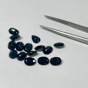 Zafiro Verde Natural, Forma Ovalada, Facetado, Gema Suelta para Joyería, Precioso, Certificado, de 2x4 mm a 8x10 mm - Product Image 6