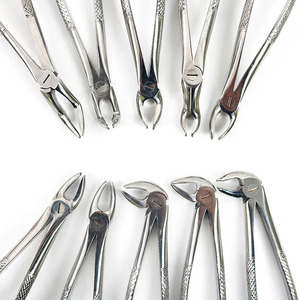Kit de 10 Pinzas de Extracción Dental, Pinzas Quirúrgicas para Extracción de Dientes para Adultos, Marca Amrid Surgical - Product Image 2