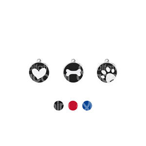 ETIQUETA MEDALLA PARA GRABADOS Forma circular Volver a grabar - Product Image 1