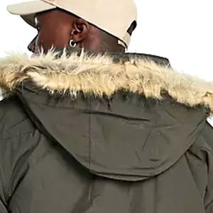 Veste parka pour hommes de haute qualité OEM logo personnalisé rembourré épais imperméable à capuche vêtements de mode en plein air chaud veste d'hiver décontractée - Product Image 3