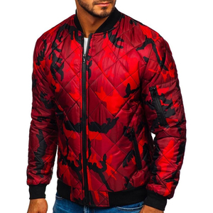 Top Quality Bomber Jacket <b>100</b>% Polyester Material Lightweight Zipper Fly Jacket Customized Logo Printing Bomber Jacket for Men - Product Image 5