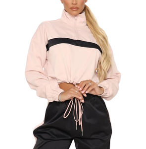 2025 haute qualité personnalisé décontracté coupe-vent survêtement coupe-vent léger coupe-vent survêtement pour les femmes vêtements de rue - Product Image 4