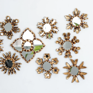 Peruvian <b>Mirrors</b> "Trebol Mini Collection" - Interior <b>Decoration</b> - Wall <b>Mirror</b> - Home <b>Decoration</b> - <b>Decorative</b> <b>Mirrors</b> - Product Image 2