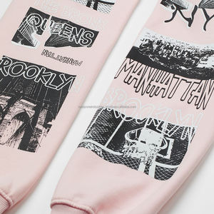 Ensemble de survêtements pour hommes de haute qualité en polyester/coton, sweat-shirts et pantalons de survêtement, streetwear pour l'hiver, imprimé numérique, brodé - Product Image 4