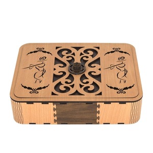 Caja de frutas secas de madera Sheesham Premium creada para encimera de cocina de lujo para el hogar, almacenamiento y decoración - Product Image 5