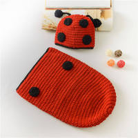 Conjunto de Disfraz de Gorro de Punto de Ganchillo para Fotografía de Bebés Recién Nacidos, Gorro Hecho a Mano para Baby Shower