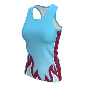 Uniforme de netball de sport pour femme de haute qualité Logo personnalisé robe sans manches Design original imprimé Technics vêtements de sport de grande taille - Product Image 5