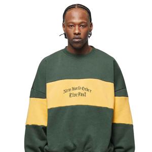 เสื้อสเวตเตอร์คอลูกเรือของผู้ชายผ้าฟลีซบุ450กรัมจาก2026 - Product Image 1