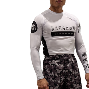 Rashguard เสื้อแรชการ์ดโพลีเอสเตอร์สแปนเด็กซ์,ชุดรัชการ์ดแบบดีไซน์จากโรงงาน - Product Image 2