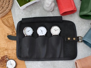 กระเป๋าใส่นาฬิกาหนังและพีซีแบบ LWP-0070F ได้ทุกเพศของขวัญที่ยอดเยี่ยมสำหรับกล่องและกระเป๋าเก็บของแบบม้วนสำหรับเจ้าบ่าวและคริสต์มาส - Product Image 2