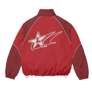 ชุดเซ็ต 2 ชิ้น กางเกงวอร์มขายส่งปี 2025 สำหรับทุกเพศทุกวัย ไซส์ใหญ่ ผ้าไนลอน ซิปหน้า เนื้อผ้านุ่ม ชุดกันลม ปลายขาจั๊มพ์ - Product Image 5