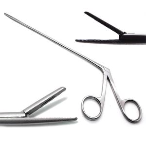 Micro Aural Forceps Instruments chirurgicaux manuels en acier inoxydable (0.8*6mm) Point (8cm) Prix des instruments chirurgicaux à base d'arbre - Product Image 1