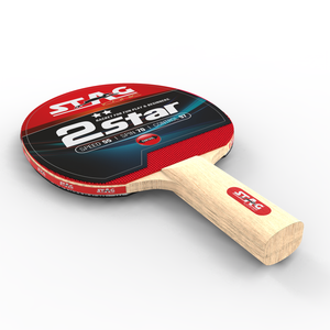 Raquette de tennis de table professionnelle Stag Iconic 2 étoiles, bois, caoutchouc, picots longs, fibre de carbone, raquette de tennis de table professionnelle - Product Image 5