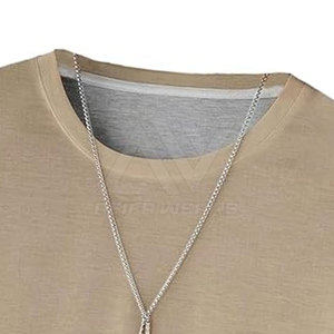 T-shirts pour hommes légers et de haute qualité, couleur personnalisée, manches courtes, séchage rapide, respirants, avec technologie de teinture unie, meilleur prix - Product Image 4