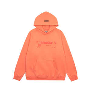 Sudadera con capucha personalizada de alta calidad Graphic Essentials Oversized Cotton Heavyweight Streetwear Pullover Custom Puff Print Zipper 3D Men - Product Image 1