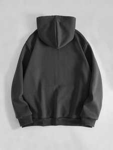 เสื้อสเวตเตอร์ระบายอากาศผ้าฝ้ายเปล่าไซส์ใหญ่พิเศษเสื้อมีฮู้ดโลโก้ตามสั่งทำจากเส้นใยโพลีเอสเตอร์แฟชั่น - Product Image 3