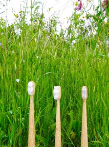 2025 brosse à dents au charbon de bambou biodégradable pour poils infusés souples de voyage pour le blanchiment naturel des dents et le contrôle des odeurs - Product Image 4