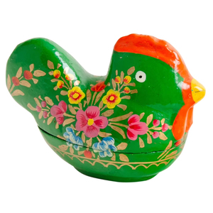 Encantadora colección festiva de decoración de gallina de Pascua Mache de papel artesanal para exhibiciones de fiestas - Product Image 1