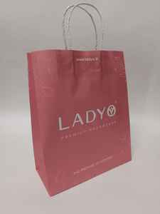 Ventes en gros de sacs en papier kraft jetables biodégradables écologiques en fourrure marron pour vêtements de luxe personnalisés - Product Image 4