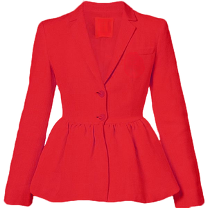 เสื้อเบลเซอร์ขนสัตว์แบบกระดุมสองแถวสำหรับทุกเพศทุกวัย ไซส์พลัส ปักลายโลโก้ตามสั่ง พิมพ์ลาย กันลม ระบายอากาศได้ดี คอวี - Product Image 1