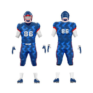 Vêtements de sport 2026 Uniforme de football américain unisexe Nom de l'équipe personnalisé Impression à l'écran Jersey ample pour adultes à bas prix - Product Image 4