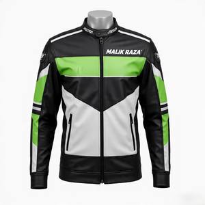 Chaqueta de moto de cuero de grano completo ajuste personalizado | Proveedor de oro al por mayor | Directo de fábrica | Acabado desgastado vintage disponible - Product Image 3
