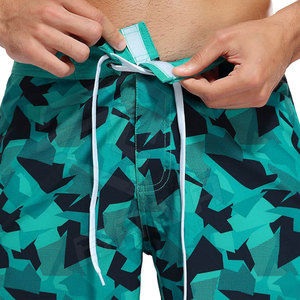 Short de plage imperméable à séchage rapide pour hommes, 100% coton, motif uni, décontracté, vêtements de plongée, non tissé - Product Image 5