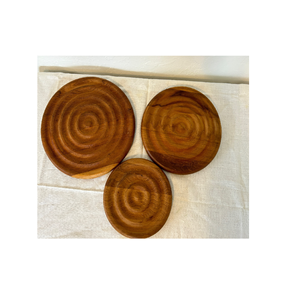 Salvamanteles de madera maciza para cocina con almohadillas antideslizantes, soporte para olla caliente para 3 tamaños diferentes - Product Image 1