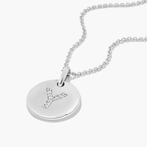 Joyería de Moda para Mujer, Collar de Moissanita Estilo Tenis, Piedras de Corte Redondo, Cadena Fina, Plata de Ley 925, Elegante Regalo - Product Image 4