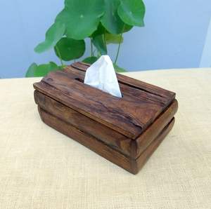 Set of 3 Unique Design Tissue Box Great Quality Wooden Tissue Box for Home Hotel Cafe Table Decor Tissue Box - Product Image 3