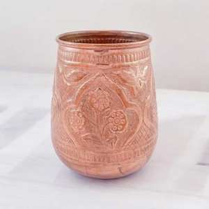 Top vente cuivre tasse 500Ml cuivre gobelet Inde fabriqué en Inde avec haute qualité cuivre verre gobelet blanc Sublimation bricolage - Product Image 4