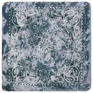 Bandanas carrés en polyester recyclé à imprimé personnalisé hip-hop, dégradé tie-dye, paisley, en gros - Product Image 2